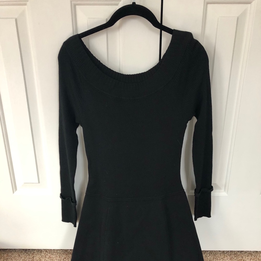 White House Black Market black sweater dresss